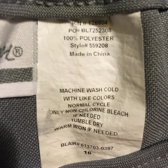 Midi length grey skirt by Bird Orer - Picture 2 of 6